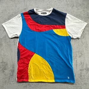 Makobi Shirt‎ Mens Size Extra Large Multi color Short Sleeve Crewneck Streetwear